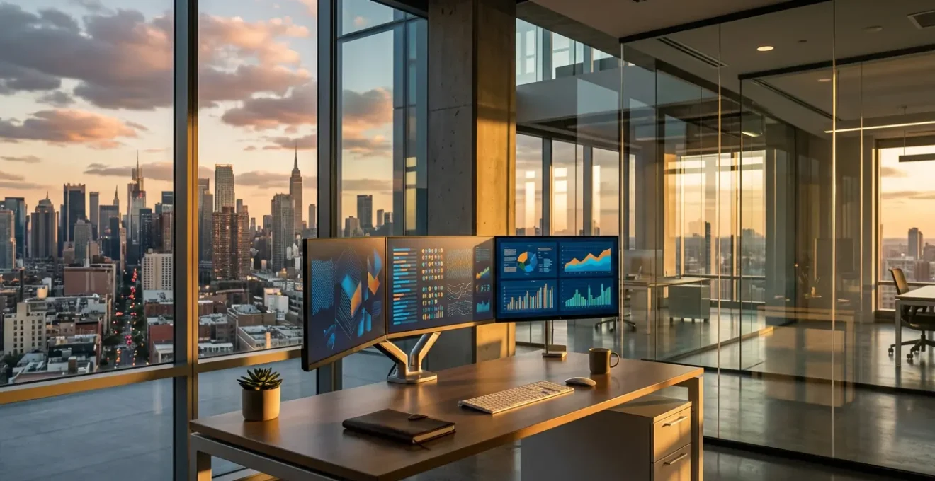 Strategic business planning scene for revenue diversification