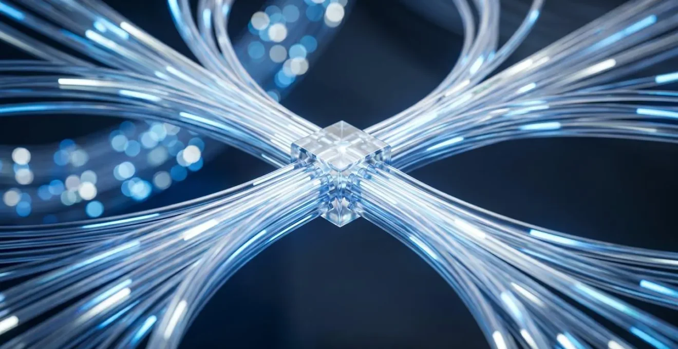 Macro view of interconnected financial systems synchronizing data