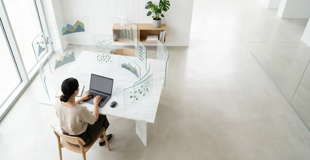 Freelancer managing financial framework with multiple bank accounts and automated systems