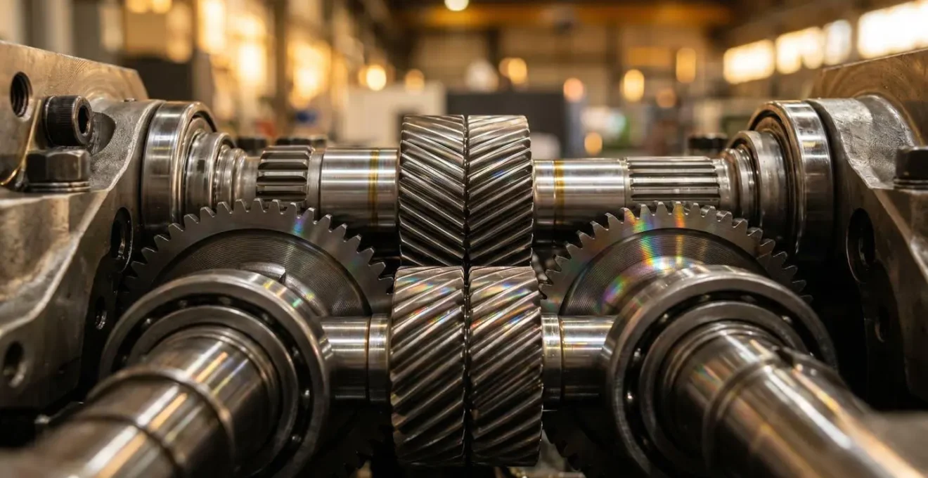Modern manufacturing facility with industrial machinery and equipment