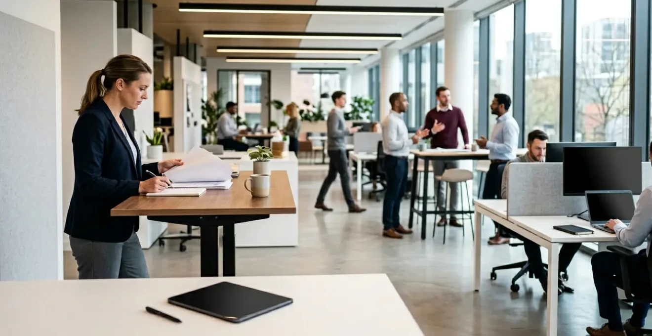 Modern UK office payroll automation system with seamless data flow